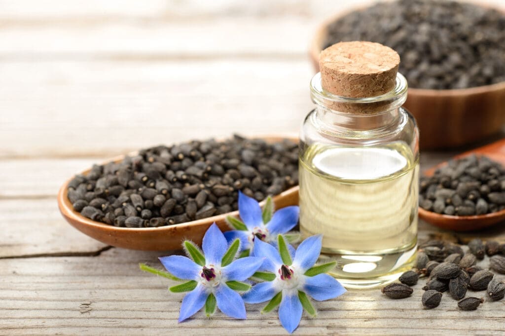 starflower oil, starflower oil capsules, starflower oil benefits